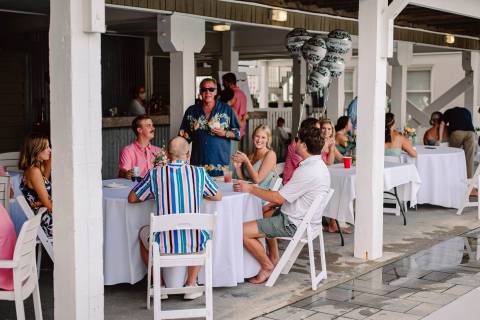 Family Enjoying The Southern Comfort Beach Home